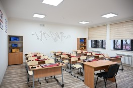 Президент Ильхам Алиев принял участие в открытии нового здания Европейского лицея в Шамахы