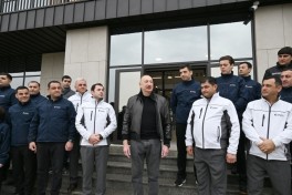 Президент Ильхам Алиев принял участие в открытии животноводческого комплекса «Ширван Агро» в Шамахы