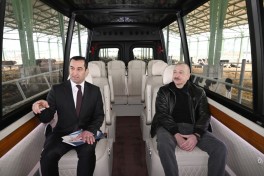 Президент Ильхам Алиев принял участие в открытии животноводческого комплекса «Ширван Агро» в Шамахы