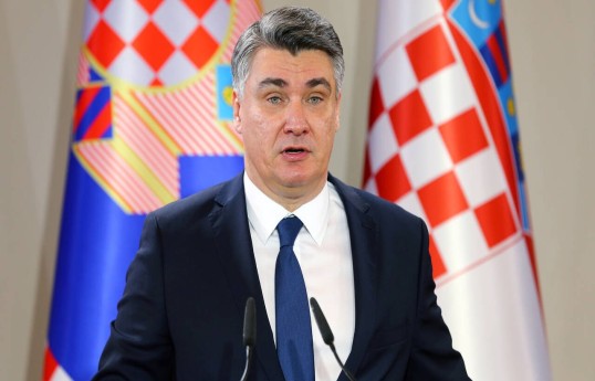 президент Хорватии Зоран Миланович