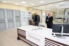 Президент Ильхам Алиев принял участие в открытии Центра хранения энергии на основе аккумуляторных батарей «Абшерон»