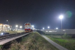 Состав с гумпомощью РФ отправлена из Астары в Иран-ФОТО -ОБНОВЛЕНО 
