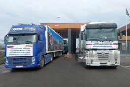 Очередной конвой с гуманитарной помощью из России проехал из Азербайджана в Иран -ФОТО-ОБНОВЛЕНО 