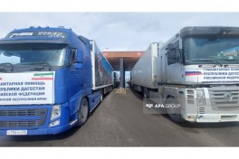 Очередной конвой с гуманитарной помощью из России проехал из Азербайджана в Иран -ФОТО-ОБНОВЛЕНО 
