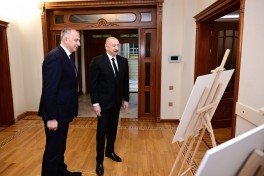 Президент Ильхам Алиев посетил посольство Грузии в Азербайджане и выразил соболезнования