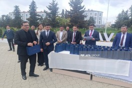 В город Ходжавенд прибыла очередная группа переселенцев, им вручены ключи от квартир -ФОТО-ОБНОВЛЕНО-1 