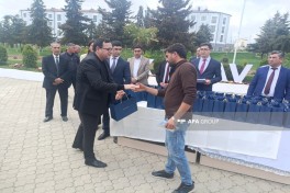 В город Ходжавенд прибыла очередная группа переселенцев, им вручены ключи от квартир -ФОТО-ОБНОВЛЕНО-1 