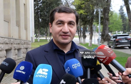 помощник Президента Азербайджана — заведующий отделом по вопросам внешней политики Администрации Президента Хикмет Гаджиев