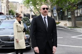 Президент Ильхам Алиев принял участие в открытии улицы Ислама Сафарли в Баку после реконструкции
