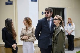 Президент Ильхам Алиев принял участие в открытии улицы Ислама Сафарли в Баку после реконструкции