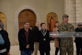 Представители дипкорпуса побывали в церкви Газанчы в Шуше-ФОТО 