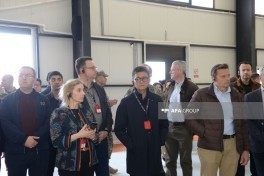 Представители дипломатического корпуса ознакомились с производственными предприятиями в Лачине-ФОТО 