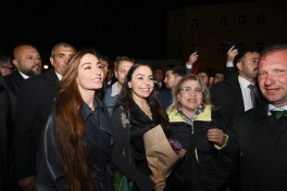 Лейла Алиева и Арзу Алиева посетили Международный фестиваль ковра -ФОТО 