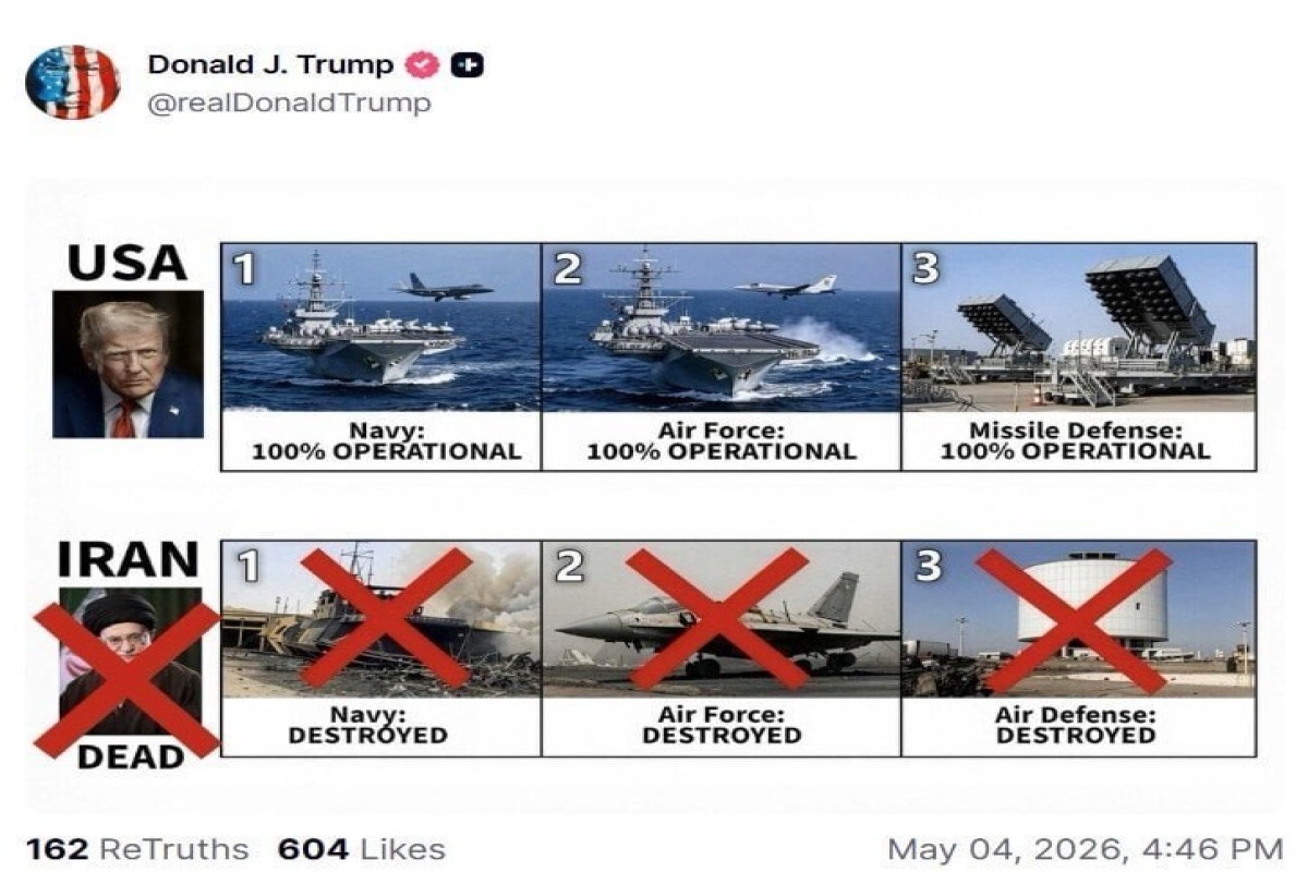 Трамп сравнил состояние армий США и Ирана