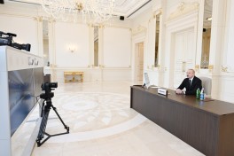 Президент Ильхам Алиев выступил в формате видеосвязи на 8-м Саммите Европейского политического сообщества -ОБНОВЛЕНО-2 