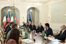 Состоялась встреча Президента Ильхама Алиева с  Джорджей Мелони в расширенном составе-ФОТО -ОБНОВЛЕНО 