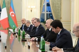 Состоялась встреча Президента Ильхама Алиева с  Джорджей Мелони в расширенном составе-ФОТО -ОБНОВЛЕНО 
