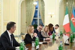 Состоялась встреча Президента Ильхама Алиева с  Джорджей Мелони в расширенном составе-ФОТО -ОБНОВЛЕНО 