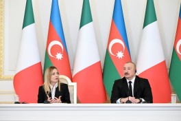 Президент Ильхам Алиев и Председатель Совета министров Италии выступили с заявлениями для прессы - ОБНОВЛЕНО 