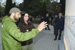 Лейла Алиева приняла участие в церемонии открытия выставки «По следам азербайджанской природы»-ФОТО 