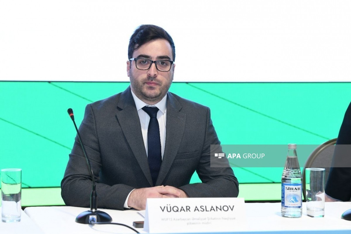 начальник транспортного отдела Операционной компании WUF13 Азербайджана Вугар Асланов