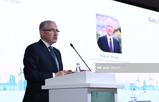 Представитель Президента Азербайджана по вопросам климата Мухтар Бабаев