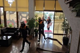 МЧС проводит учения в отелях в рамках подготовки к WUF13 - ВИДЕО  - ФОТО 