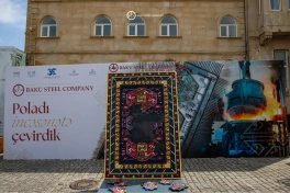 Baku Steel Company представила искусство стали на Фестивале ковра - ФОТО 