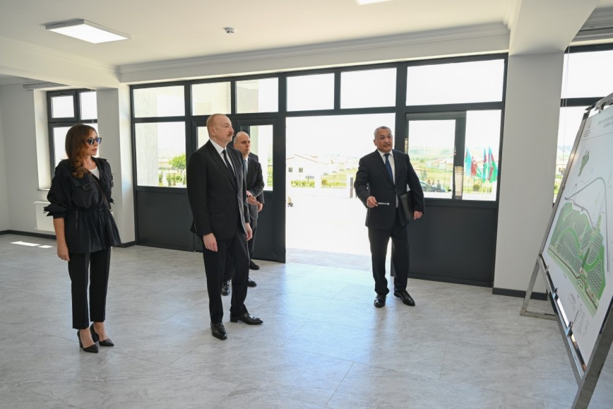 Президент Ильхам Алиев и первая леди Мехрибан Алиева приняли участие в открытии села Шукюрбейли Джабраильского района -ОБНОВЛЕНО-ФОТО 