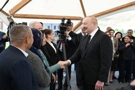 Президент Ильхам Алиев и первая леди Мехрибан Алиева совершили поездку в Джабраильский район -ОБНОВЛЕНО -ФОТО 