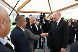 Президент Ильхам Алиев и первая леди Мехрибан Алиева совершили поездку в Джабраильский район -ОБНОВЛЕНО -ФОТО 