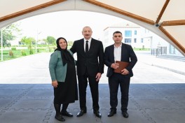 Президент Ильхам Алиев и первая леди Мехрибан Алиева совершили поездку в Джабраильский район -ОБНОВЛЕНО -ФОТО 