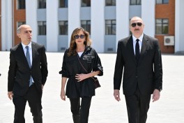 Президент Ильхам Алиев и первая леди Мехрибан Алиева приняли участие в открытии села Шукюрбейли Джабраильского района -ОБНОВЛЕНО-ФОТО 