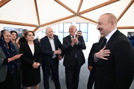 Президент Ильхам Алиев и первая леди Мехрибан Алиева встретились с жителями, переселившимися в село Шукюрбейли Джабраильского района-ФОТО -ОБНОВЛЕНО 