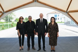 Президент Ильхам Алиев и первая леди Мехрибан Алиева встретились с жителями, переселившимися в село Шукюрбейли Джабраильского района-ФОТО -ОБНОВЛЕНО 