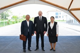 Президент Ильхам Алиев и первая леди Мехрибан Алиева встретились с жителями, переселившимися в село Шукюрбейли Джабраильского района-ФОТО -ОБНОВЛЕНО 