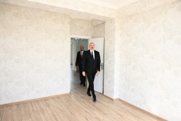 Президент Ильхам Алиев встретился с семьями, переехавшими в первый жилой комплекс в городе Зангилан -ОБНОВЛЕНО-2 