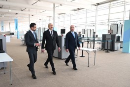 Президент Ильхам Алиев ознакомился с работами, проводимыми в связи с WUF13 на территории Бакинского олимпийского стадиона-ФОТО 
