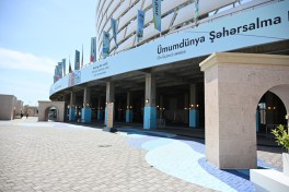 Президент Ильхам Алиев ознакомился с работами, проводимыми в связи с WUF13 на территории Бакинского олимпийского стадиона-ФОТО 