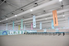 Президент Ильхам Алиев ознакомился с работами, проводимыми в связи с WUF13 на территории Бакинского олимпийского стадиона-ФОТО 