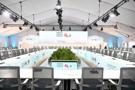 Президент Ильхам Алиев ознакомился с работами, проводимыми в связи с WUF13 на территории Бакинского олимпийского стадиона-ФОТО 