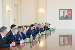 Президент Ильхам Алиев принял делегацию во главе с председателем Национального совета Словакии