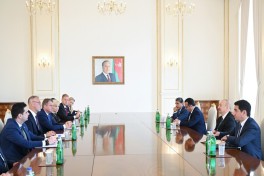 Президент Ильхам Алиев принял делегацию во главе с председателем Национального совета Словакии
