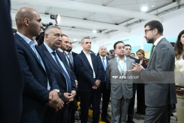 Представители СМИ ознакомились с работами, проводимыми на Бакинском олимпийском стадионе в связи с WUF13-ФОТО 