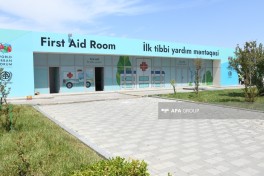 Представители СМИ ознакомились с работами, проводимыми на Бакинском олимпийском стадионе в связи с WUF13-ФОТО 