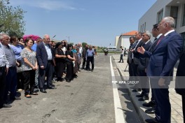 Очередная группа переселенцев прибыла в село Шюкюрбейли, им вручены ключи от квартир-ФОТО -ОБНОВЛЕНО 