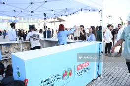 В рамках Фестиваля WUF13 на Бакинском приморском бульваре была проведена «Общественная программа» -ФОТО 