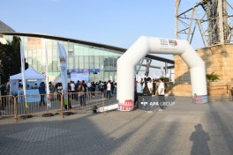В рамках Фестиваля WUF13 на Бакинском приморском бульваре была проведена «Общественная программа» -ФОТО 