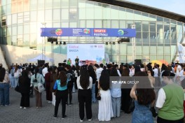 В рамках Фестиваля WUF13 на Бакинском приморском бульваре была проведена «Общественная программа» -ФОТО 
