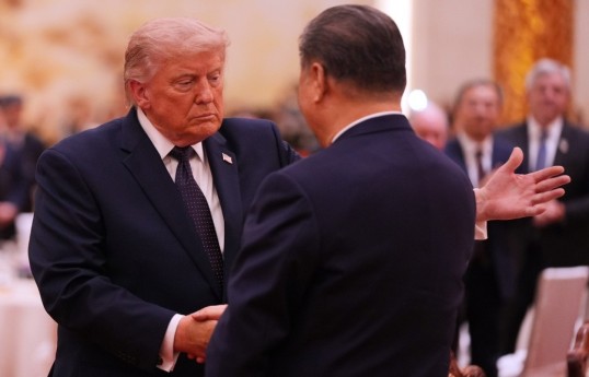 Президент США Дональд Трамп, председатель КНР Си Цзиньпин